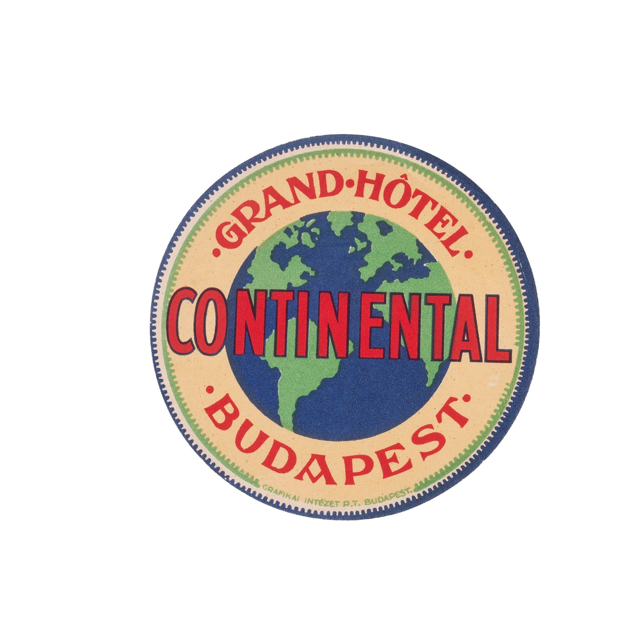 Vintage hotelbagagelabels, 20e eeuw