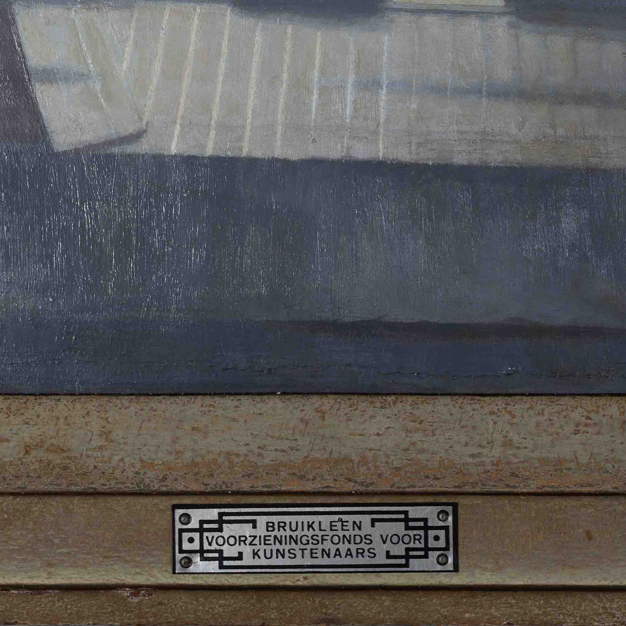 Mijndert Krijnsen, 'Stadsgezicht in grijzen', 1941-zoom-5
