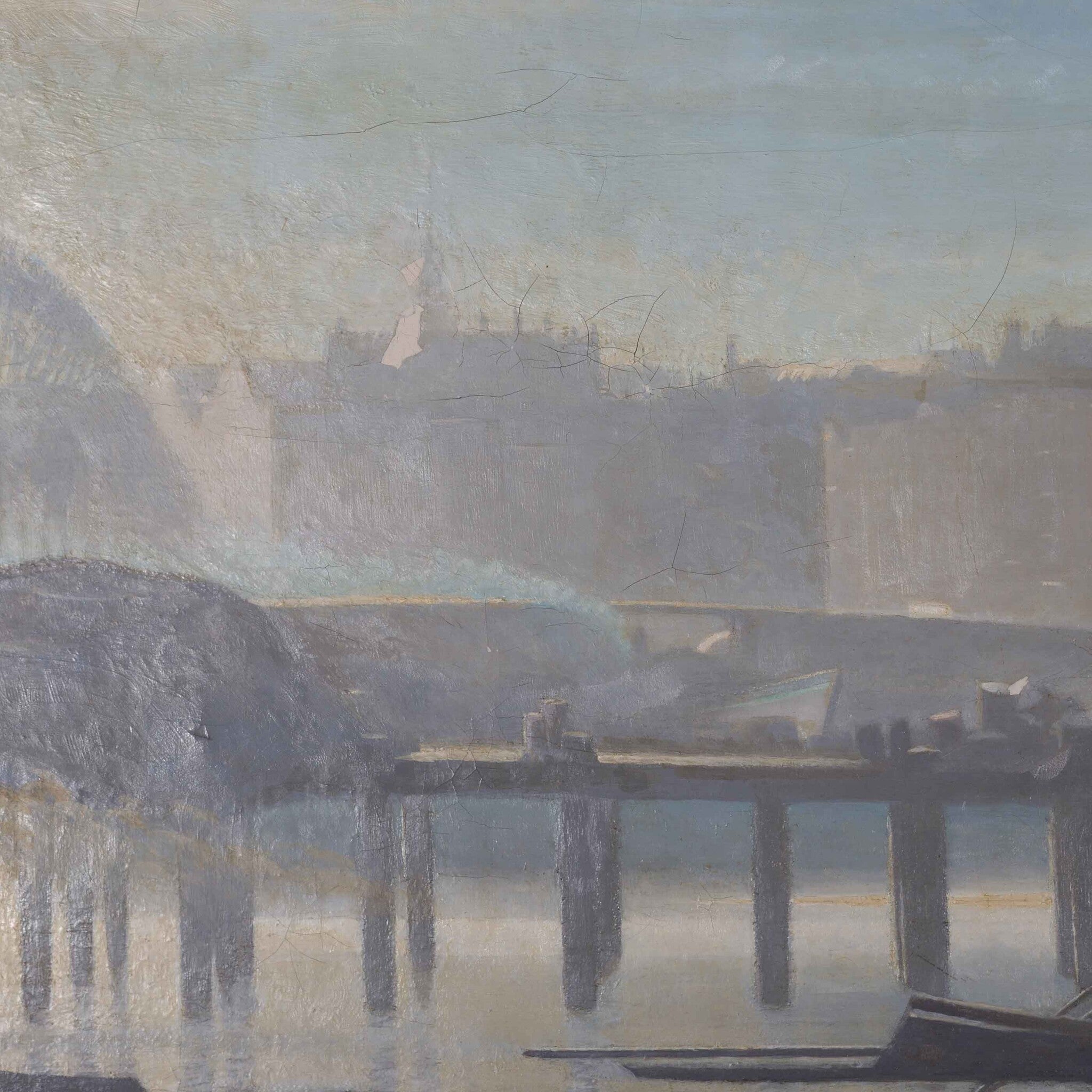Mijndert Krijnsen, 'Stadsgezicht in grijzen', 1941-zoom-2