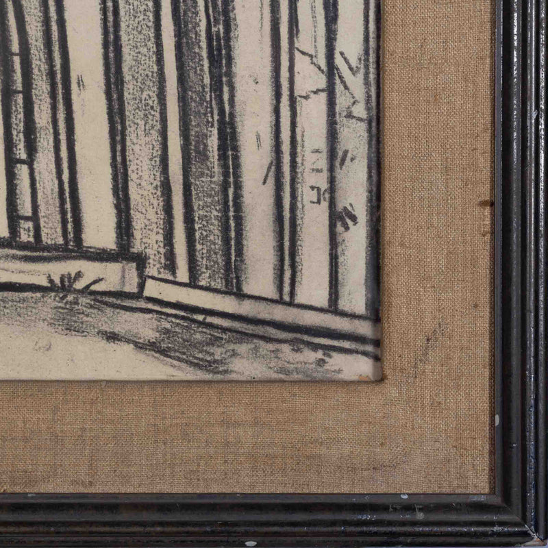 Anton Labberton, 'Straatgezicht'  / 'Huizen van de rue d'Alésia', 1944-zoom-