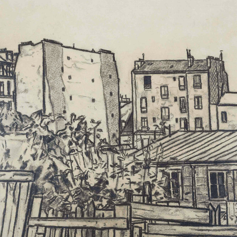 Anton Labberton, 'Straatgezicht'  / 'Huizen van de rue d'Alésia', 1944-zoom-