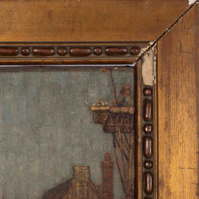 Teun Bakker, 'Oud Amsterdam', 1940-zoom-