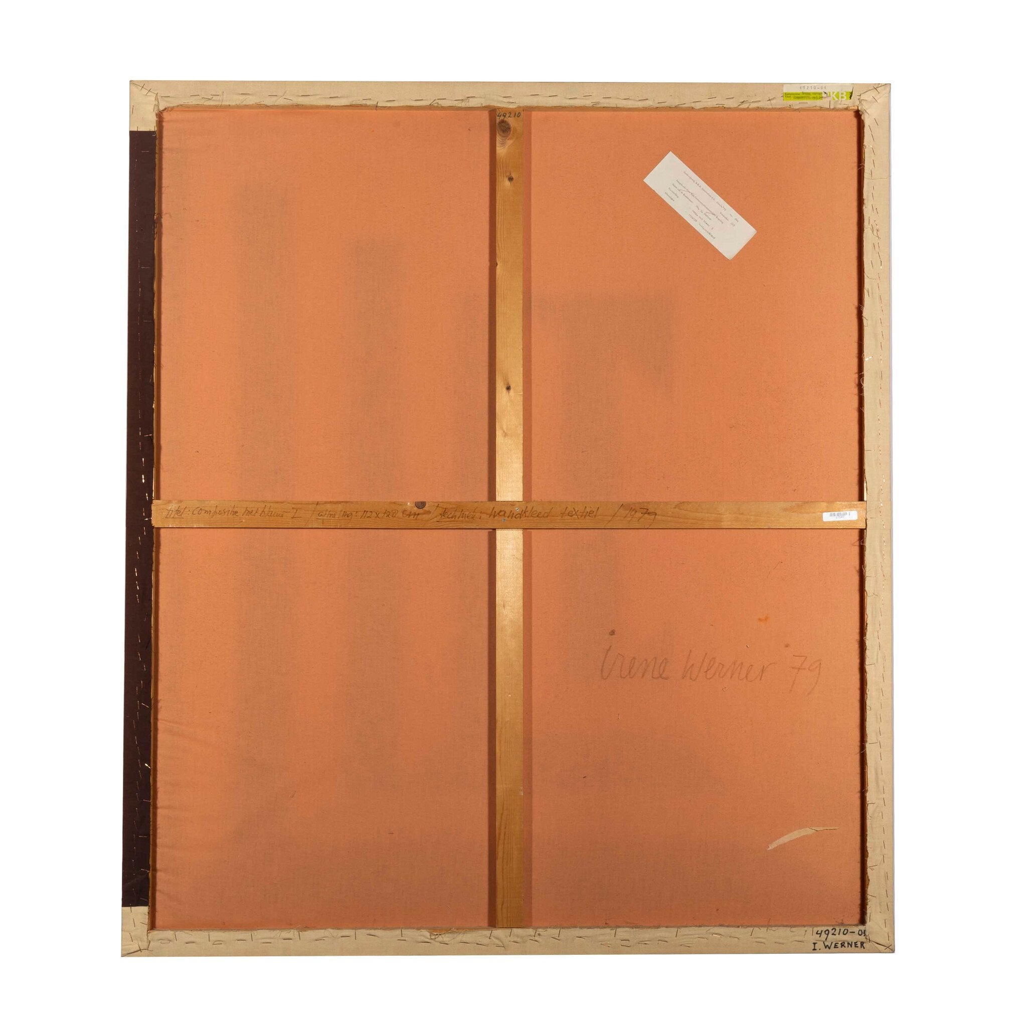 Irene Werner, 'Compositie met blauw I', 1979-zoom-8