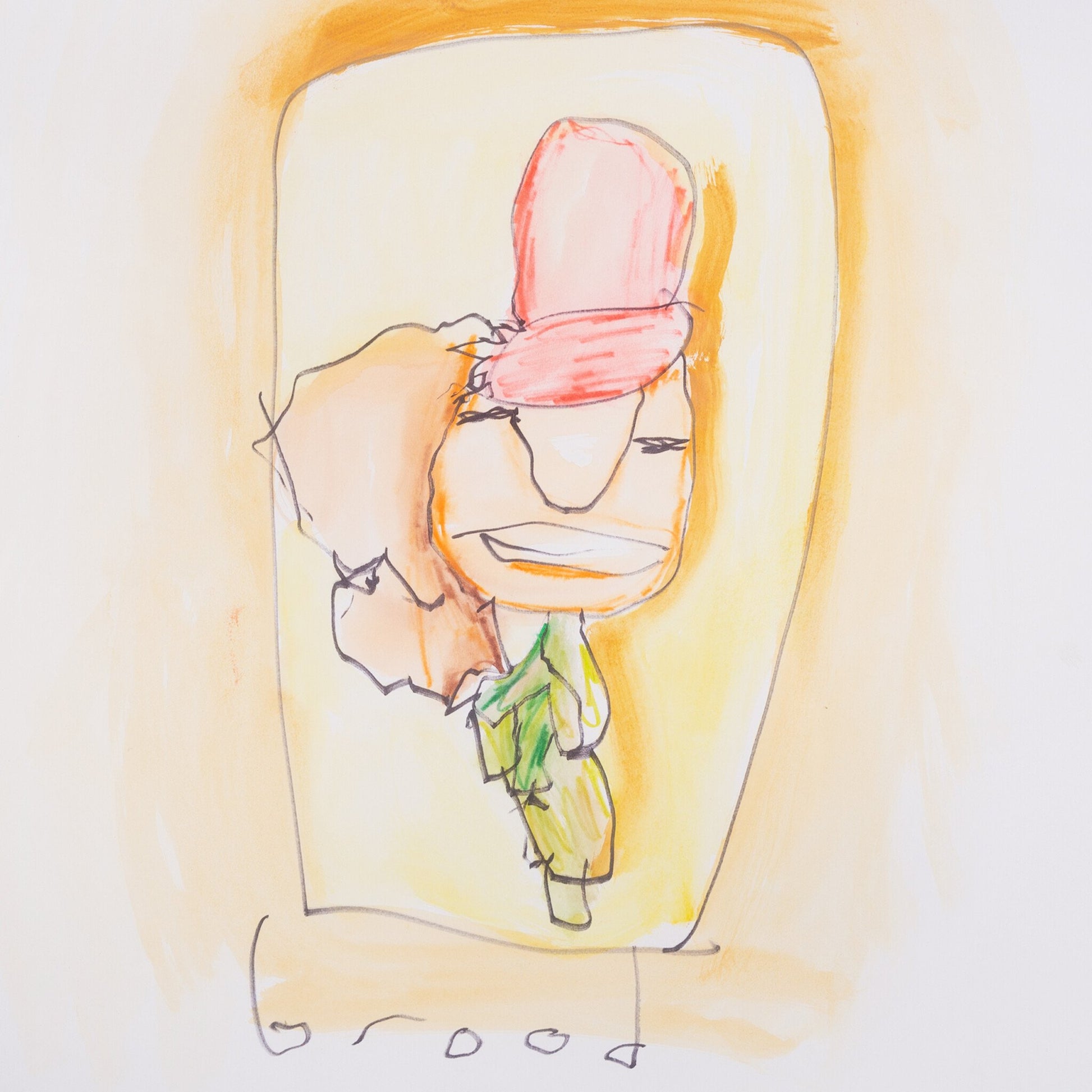 Herman Brood, 'Man met pet'-2