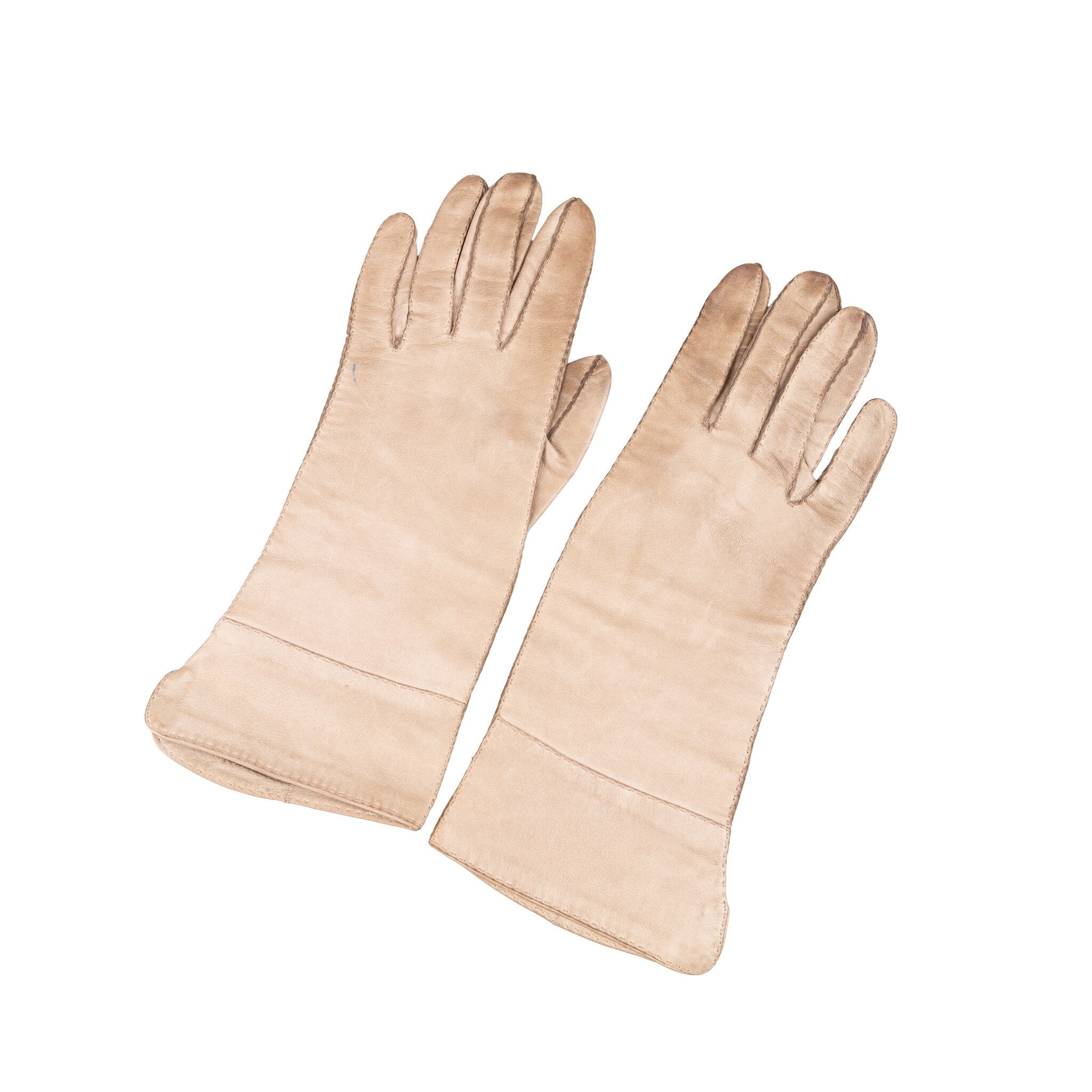 Drie paar leren handschoenen, 20e eeuw-zoom-2
