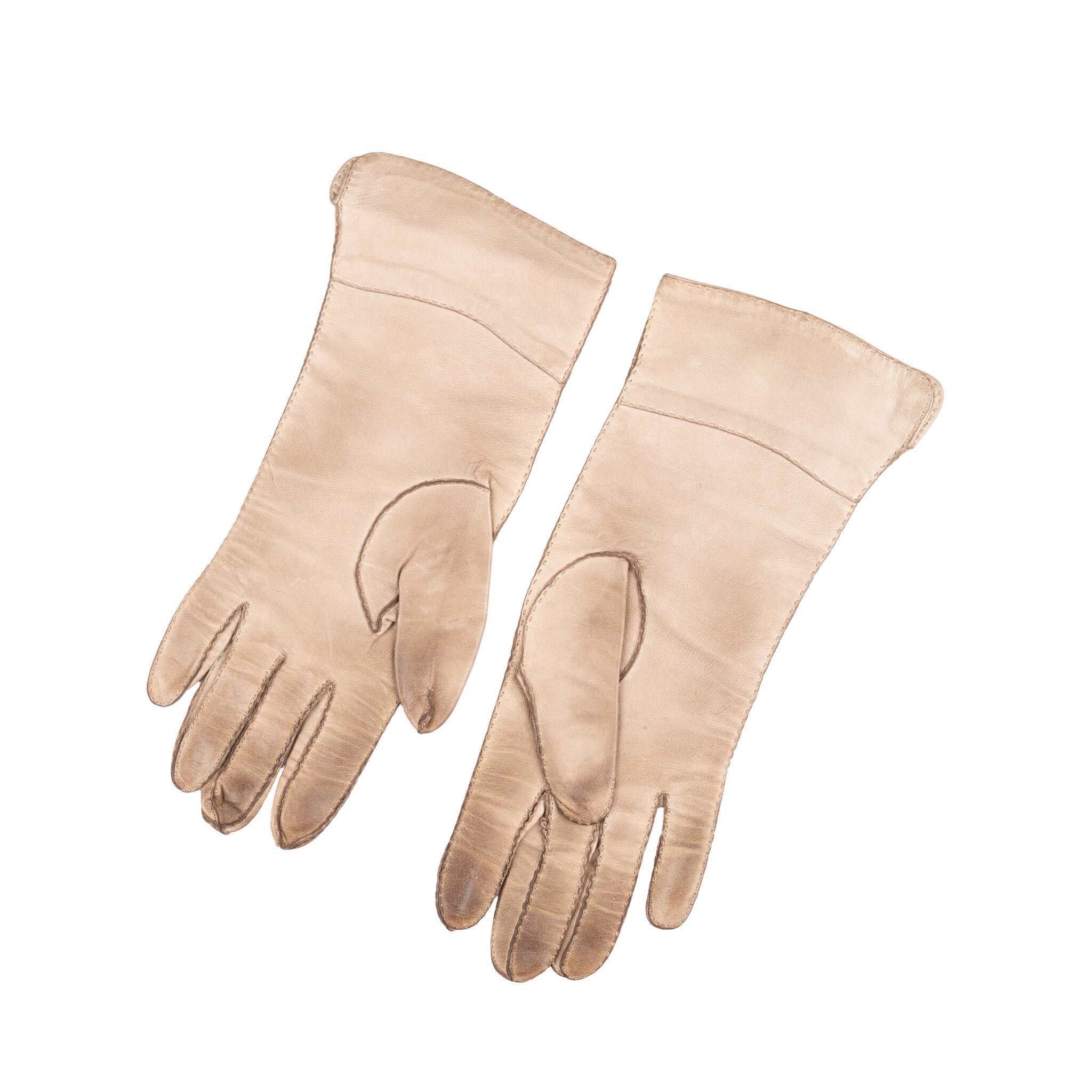 Drie paar leren handschoenen, 20e eeuw-zoom-3
