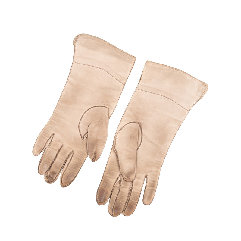 Drie paar leren handschoenen, 20e eeuw-zoom-