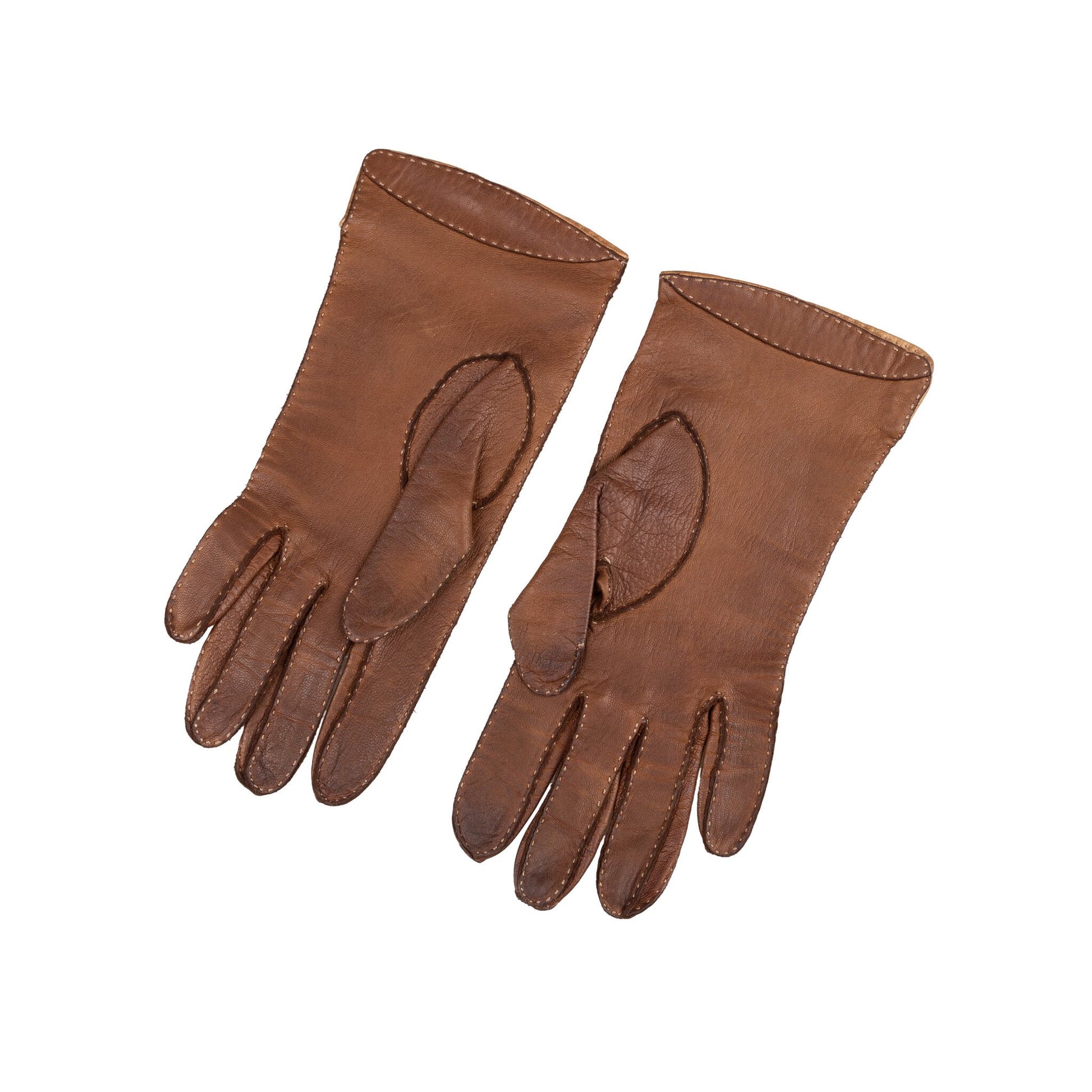 Drie paar leren handschoenen, 20e eeuw-5