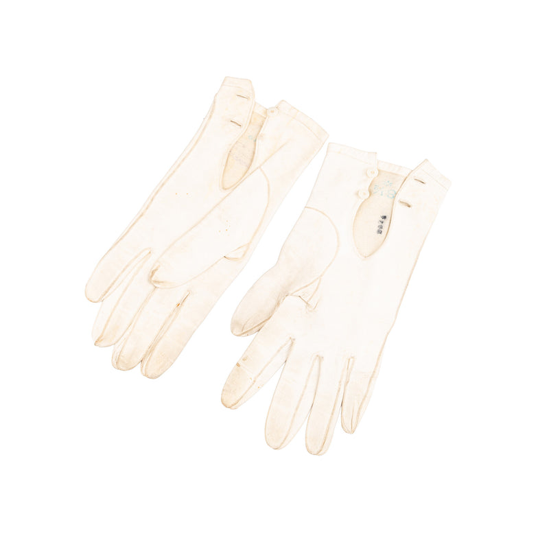 Drie paar leren handschoenen, 20e eeuw-zoom-