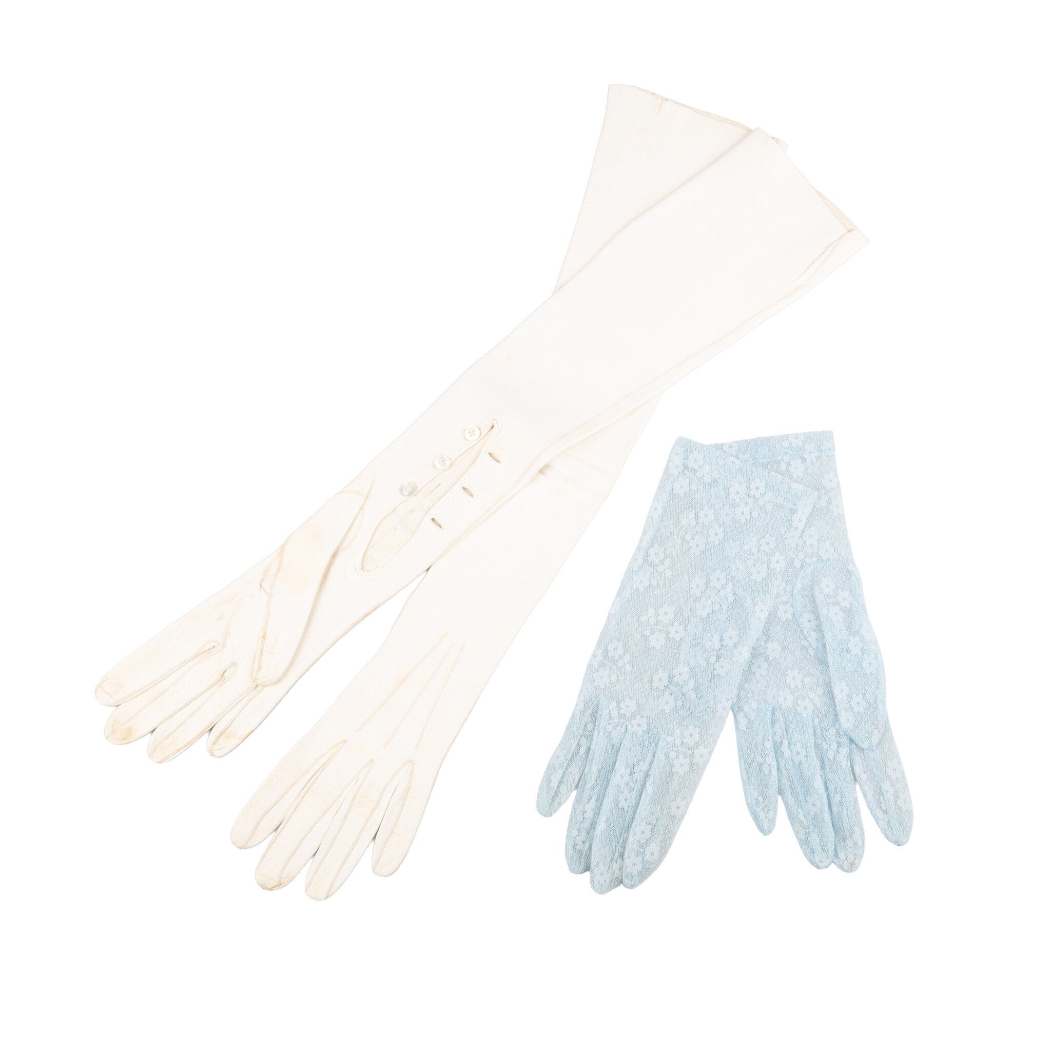 Twee paar handschoenen, 20e eeuw-zoom-1