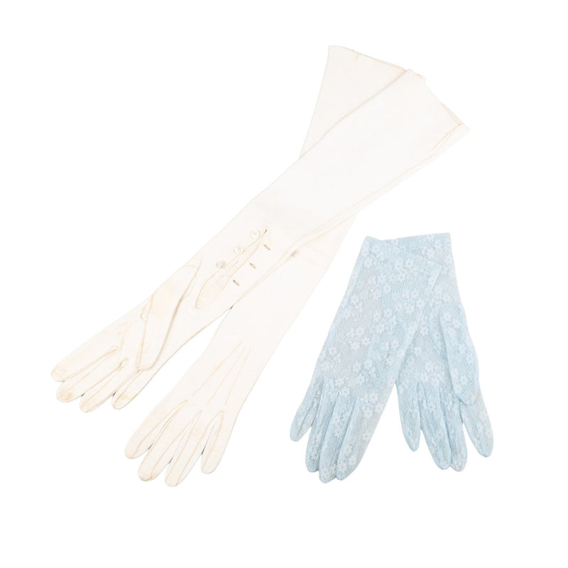 Twee paar handschoenen, 20e eeuw-zoom-
