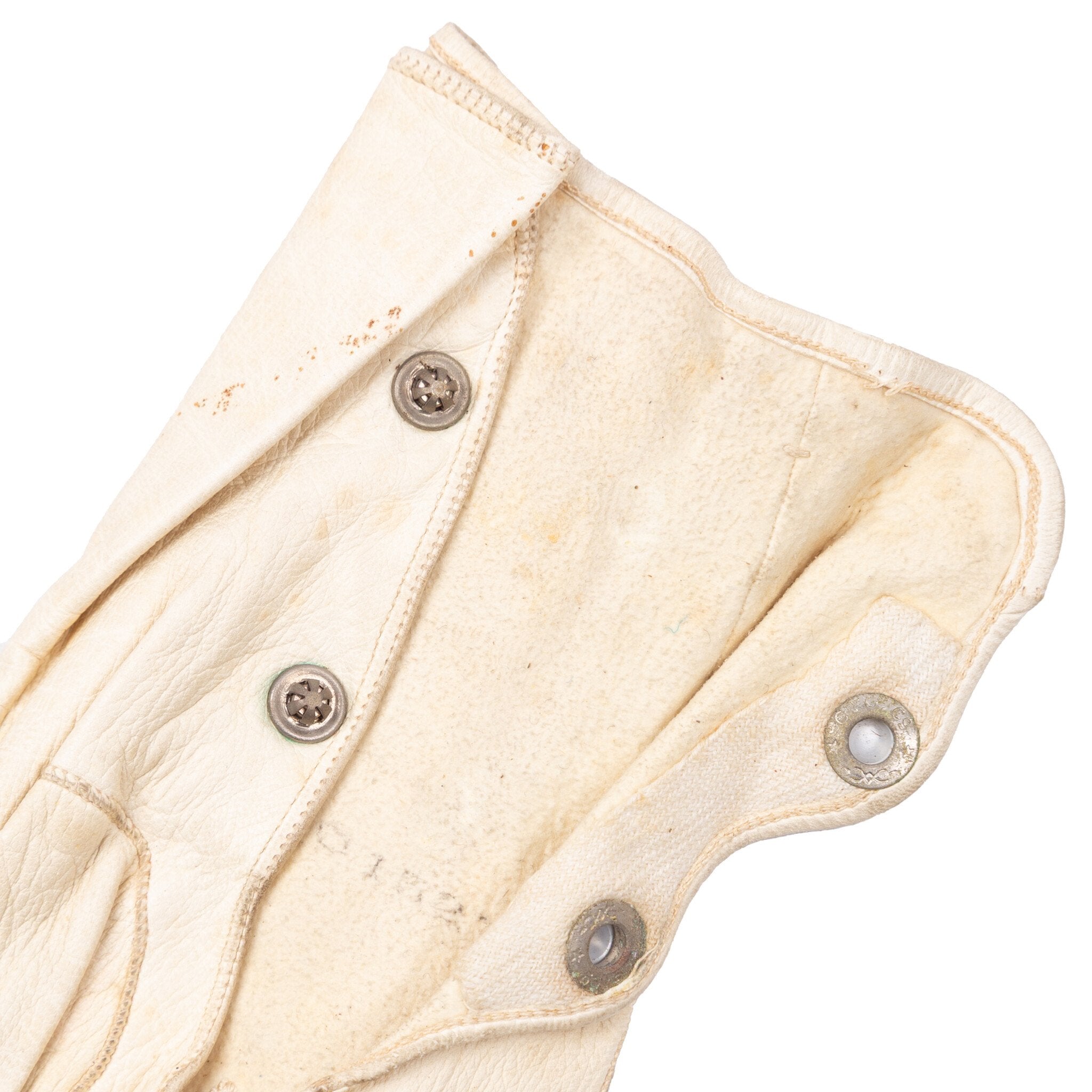 Antiek tasje met handschoentjes en waaierset, eind 19e/begin 20e eeuw-zoom-6