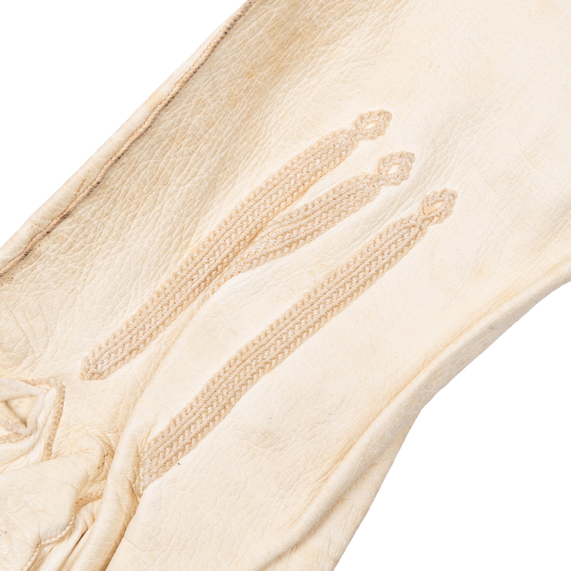 Antiek tasje met handschoentjes en waaierset, eind 19e/begin 20e eeuw-8