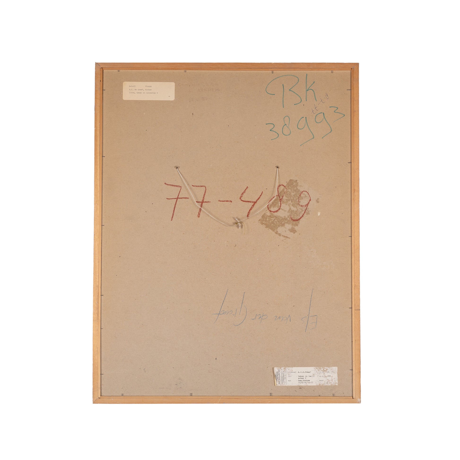 Els van der Graaf, 'Teken in Landschap 1', 1977-5