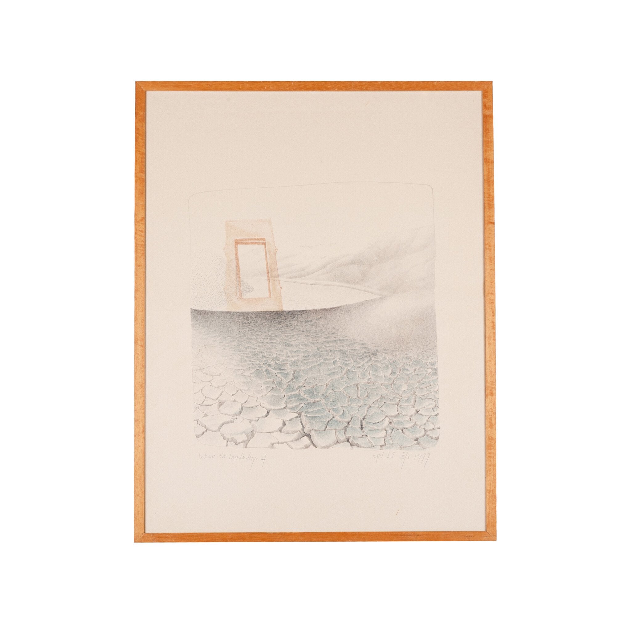 Els van der Graaf, 'Teken in Landschap 4', 1977