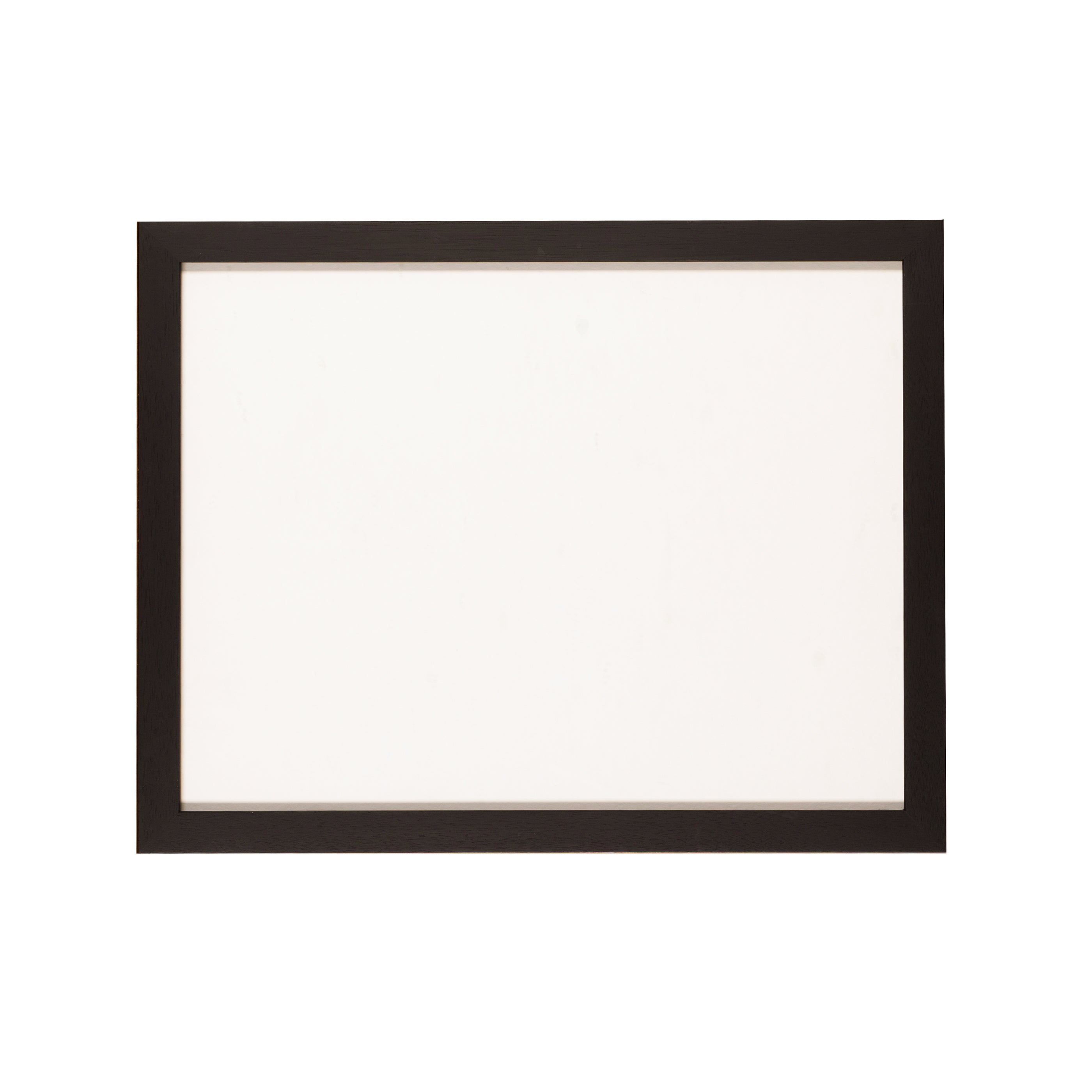 Zwarte houten lijst met museumglas, 43 x 55 cm