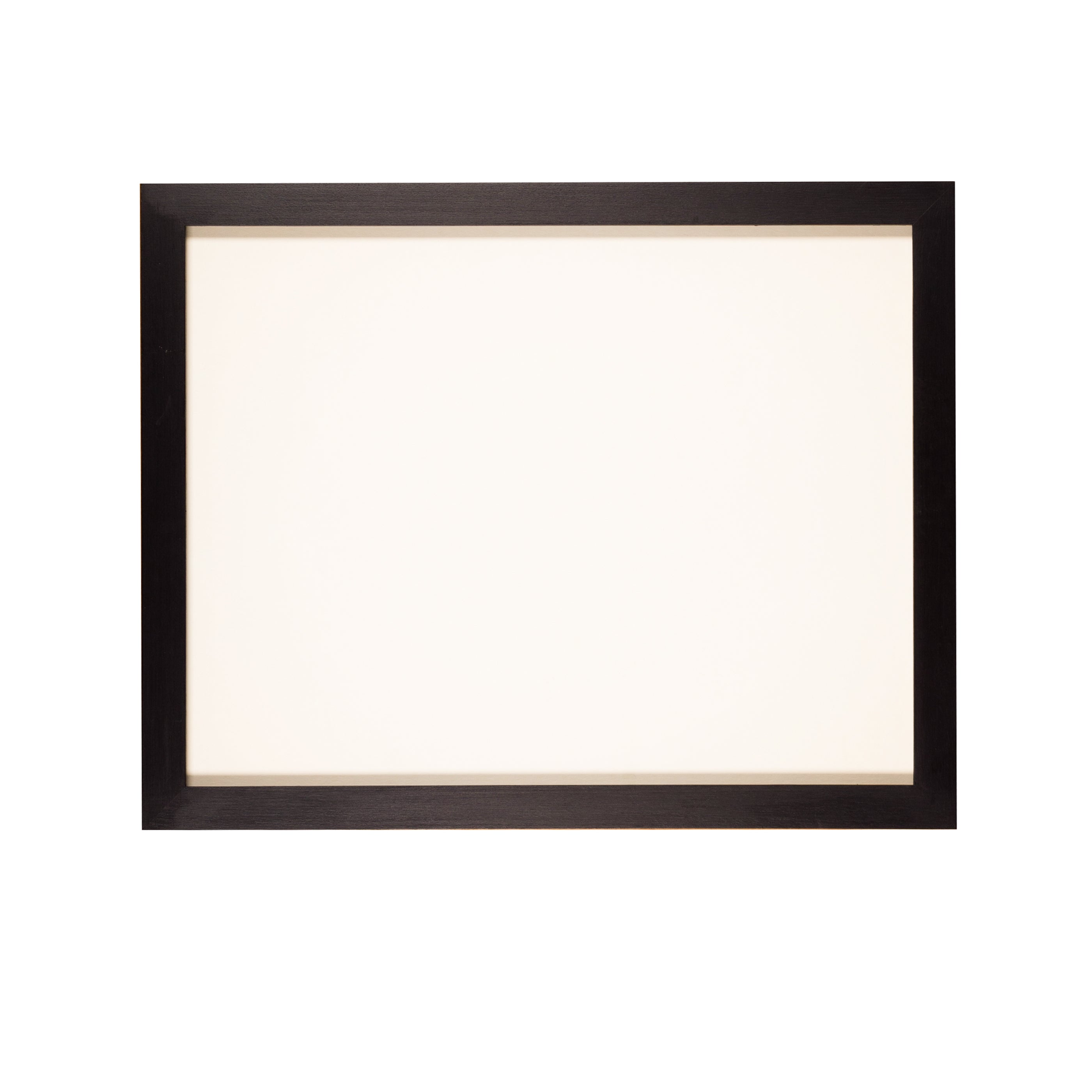 Zwarte houten lijst met museumglas, 44 x 55 cm