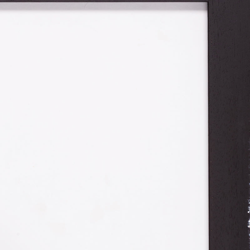 Zwarte houten lijst met museumglas, 50 x 63 cm-zoom-