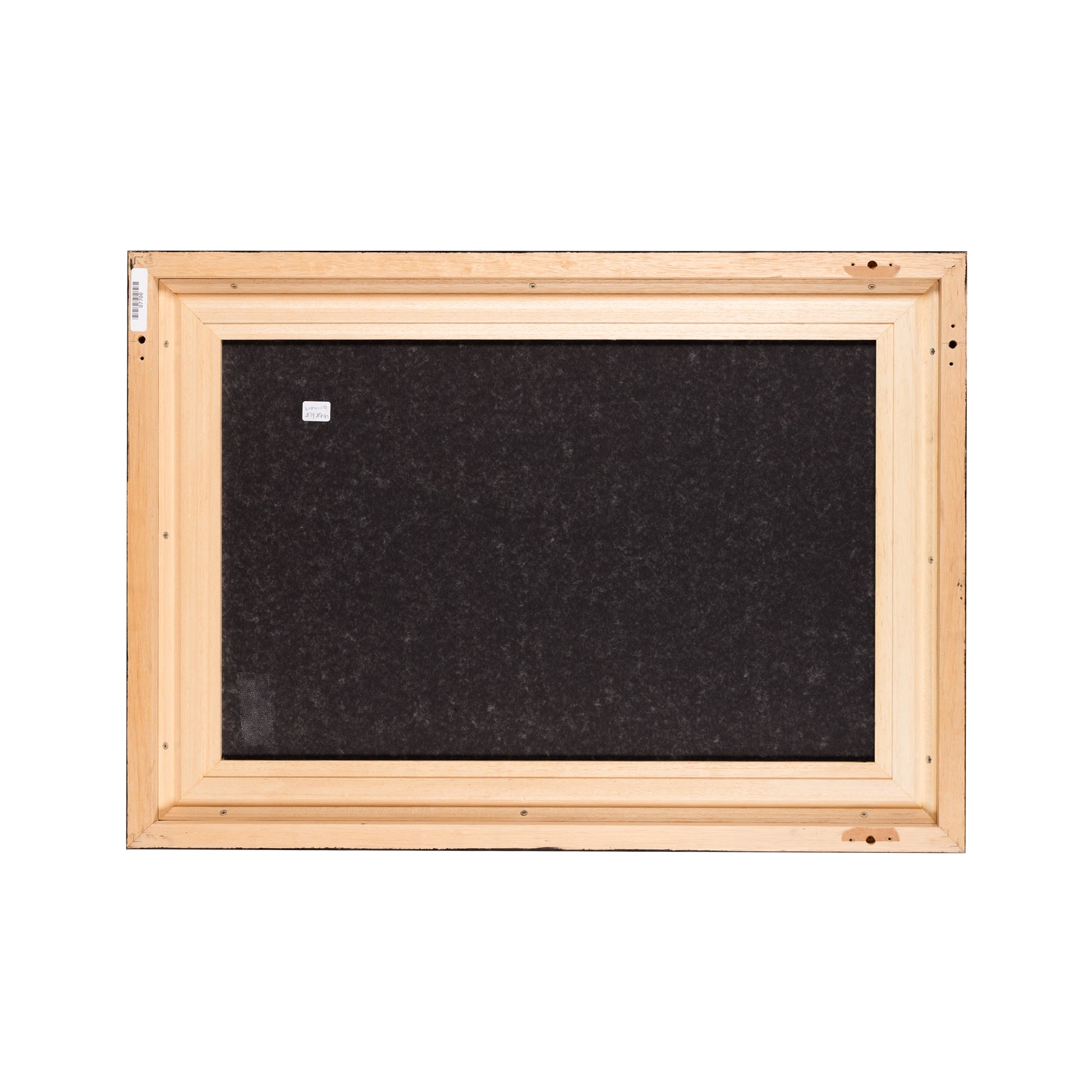 Zwarte houten lijst met museumglas, 48,5 x 66 cm-3