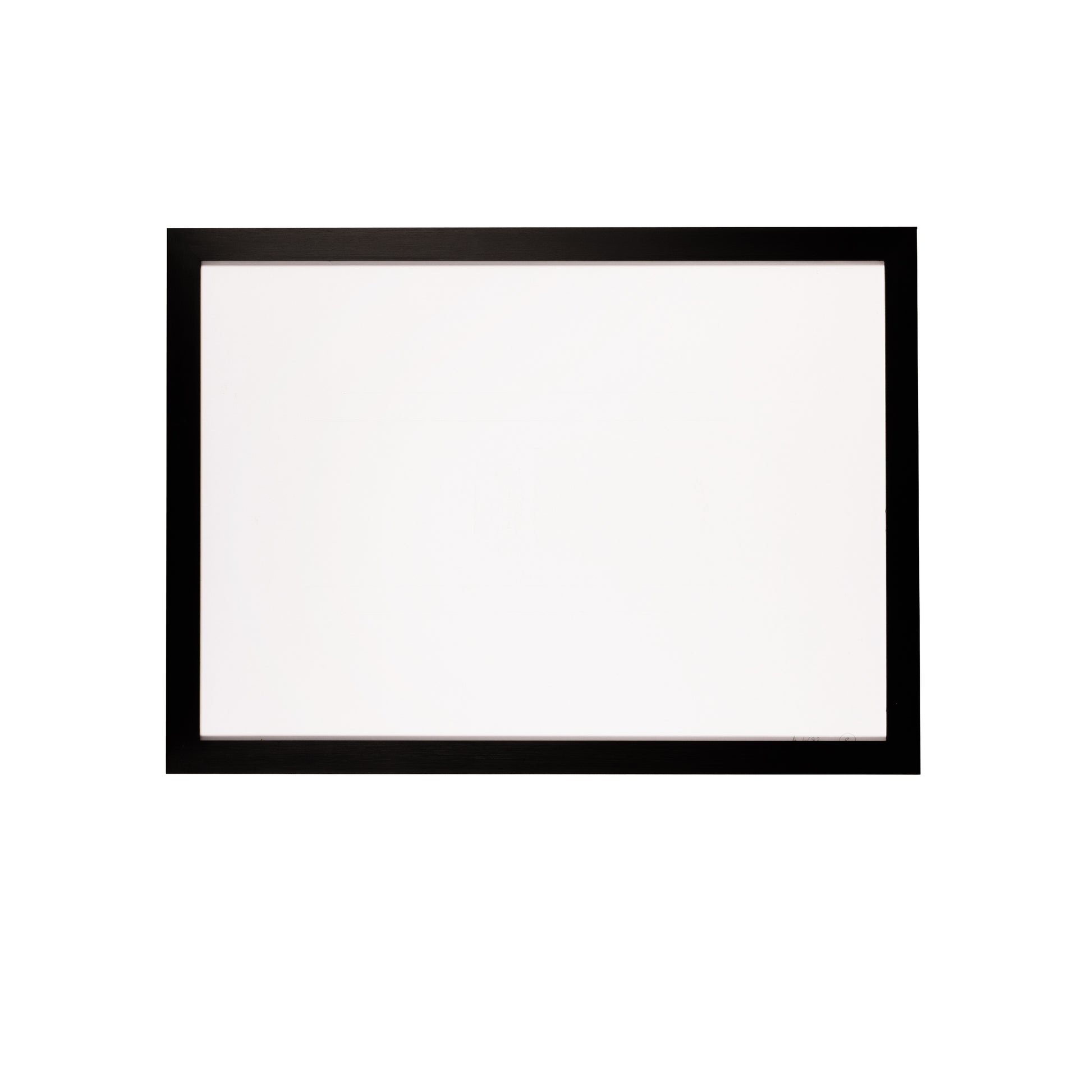 Zwarte houten lijst met museumglas, 48,5 x 66 cm-1
