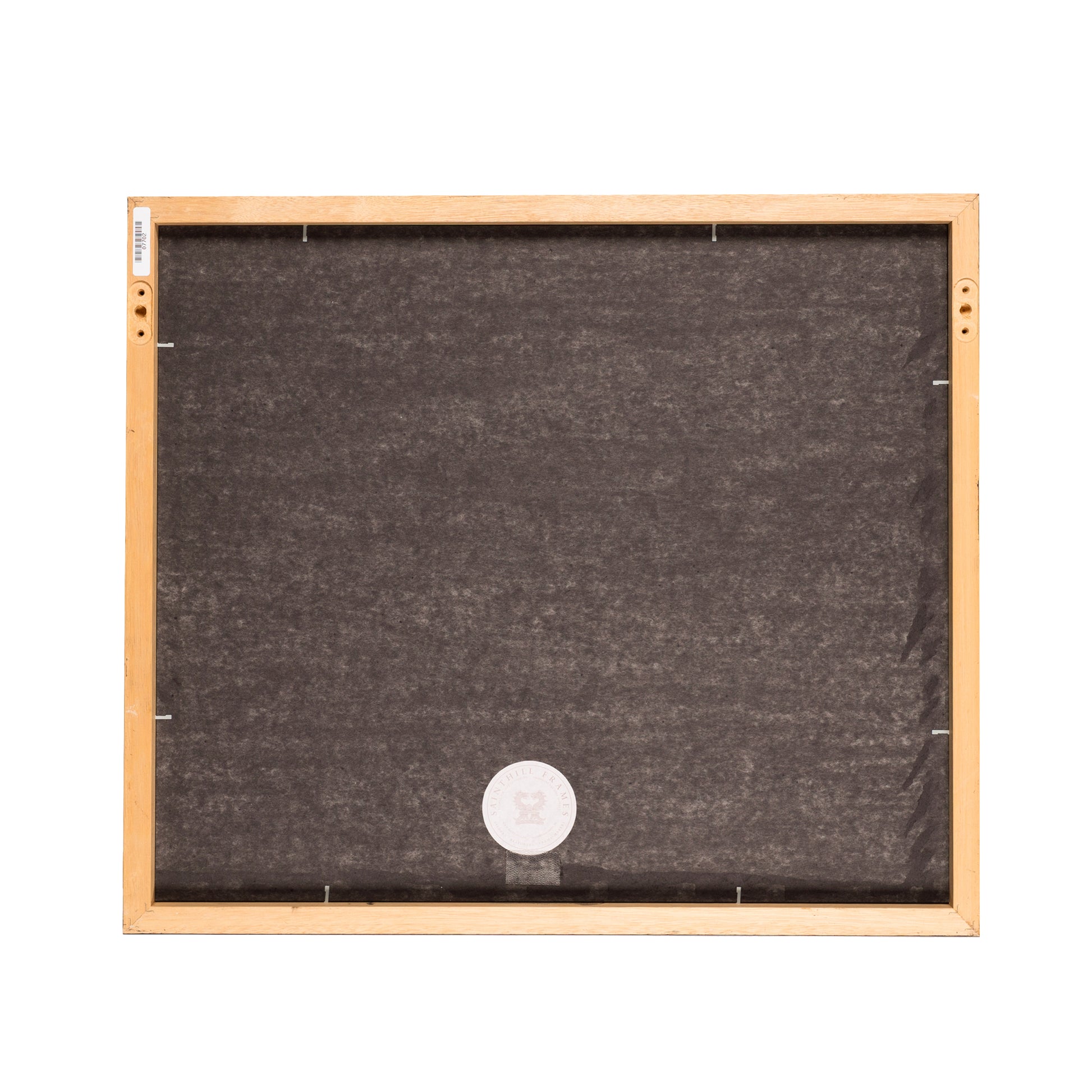 Zwarte houten lijst met museumglas, 54,5 x 63,5 cm-3