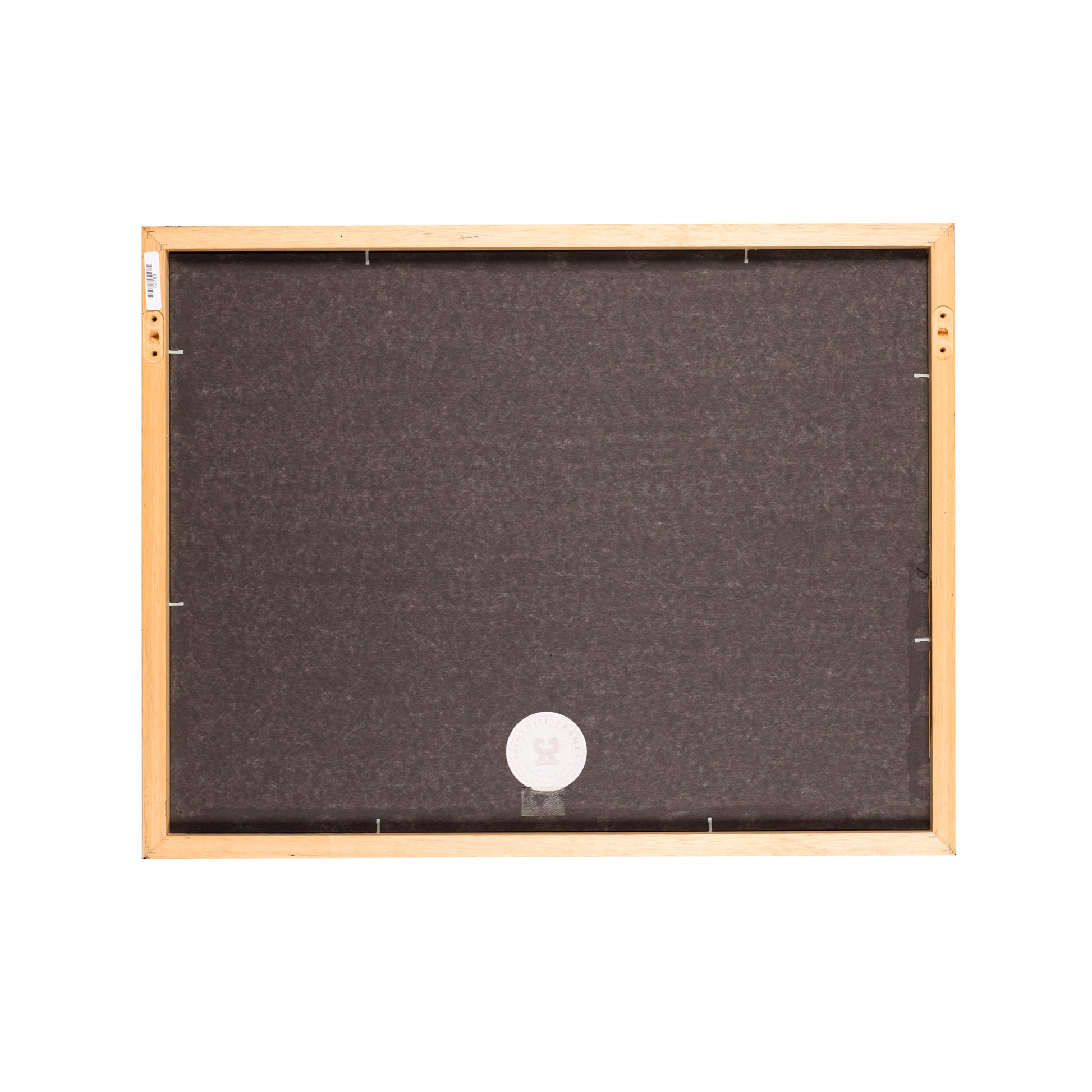 Zwarte houten lijst met museumglas, 55,5 x 70,5 cm-3