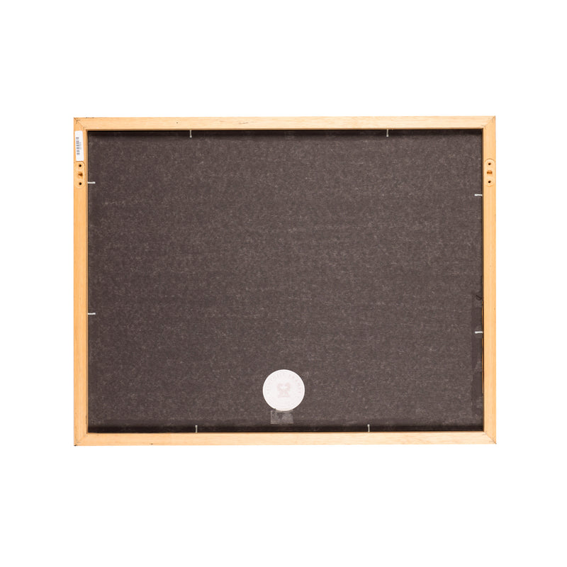 Zwarte houten lijst met museumglas, 55,5 x 70,5 cm-zoom-