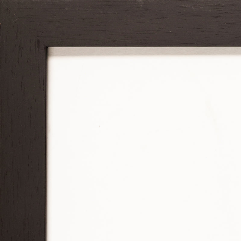 Zwarte houten lijst met museumglas, 55,5 x 70,5 cm-zoom-
