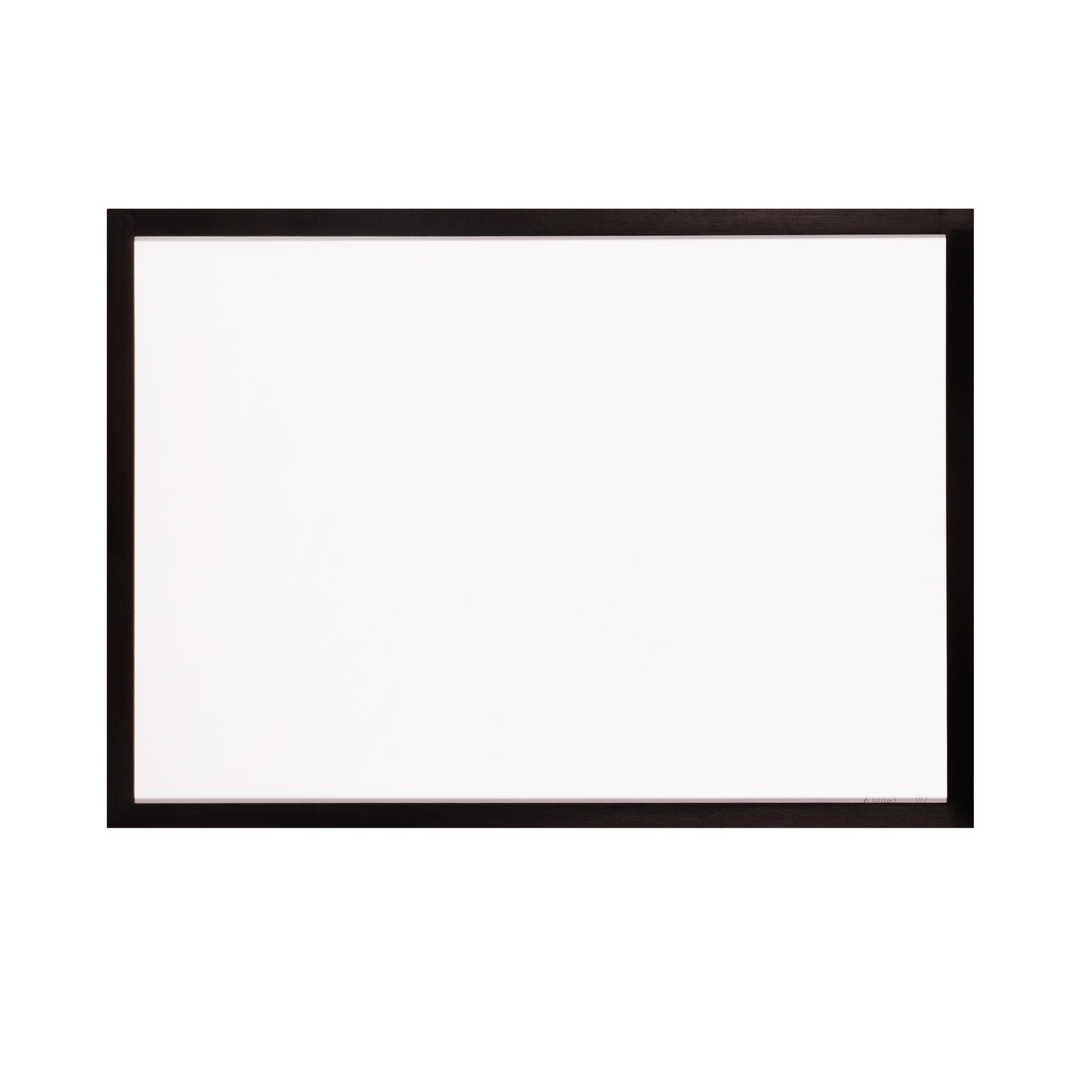 Zwarte houten lijst met museumglas, 66 x 91 cm-1