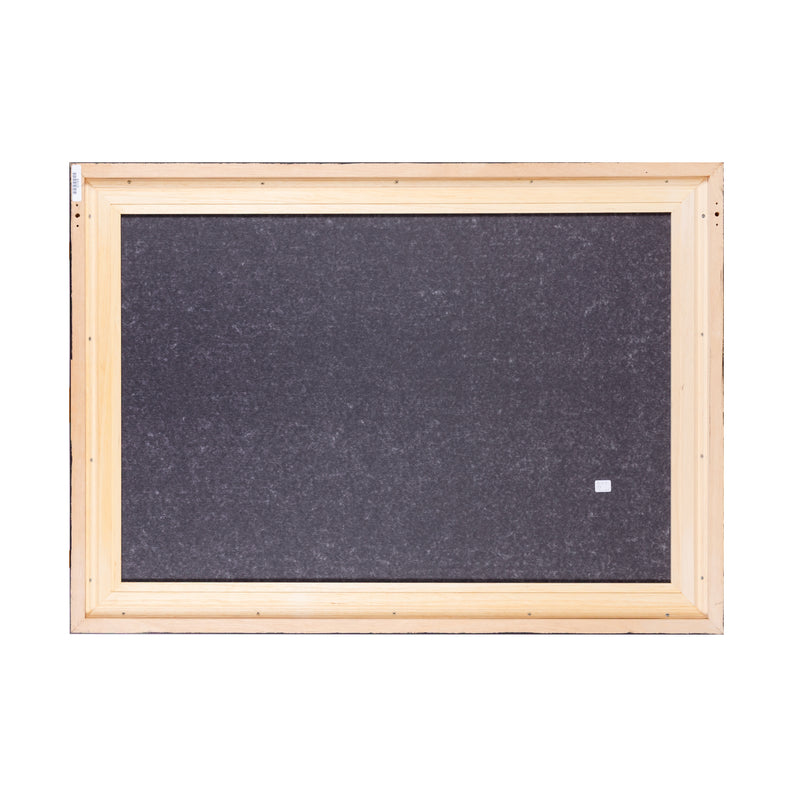 Zwarte houten lijst met museumglas, 66 x 91 cm-zoom-