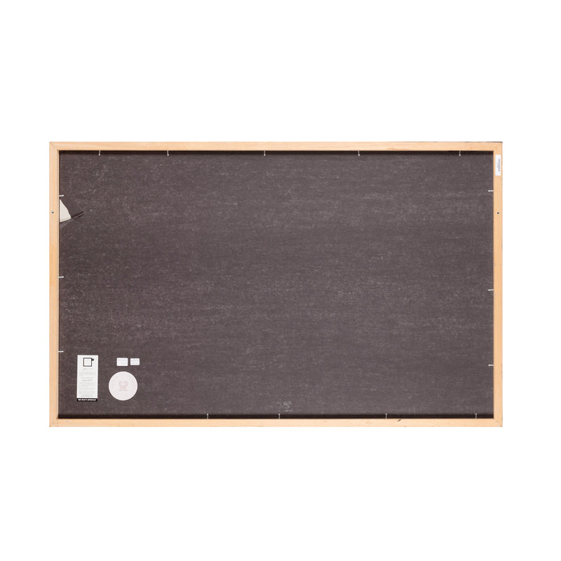 Zwarte houten lijst met museumglas, 70,5 x 111,5 cm-zoom-