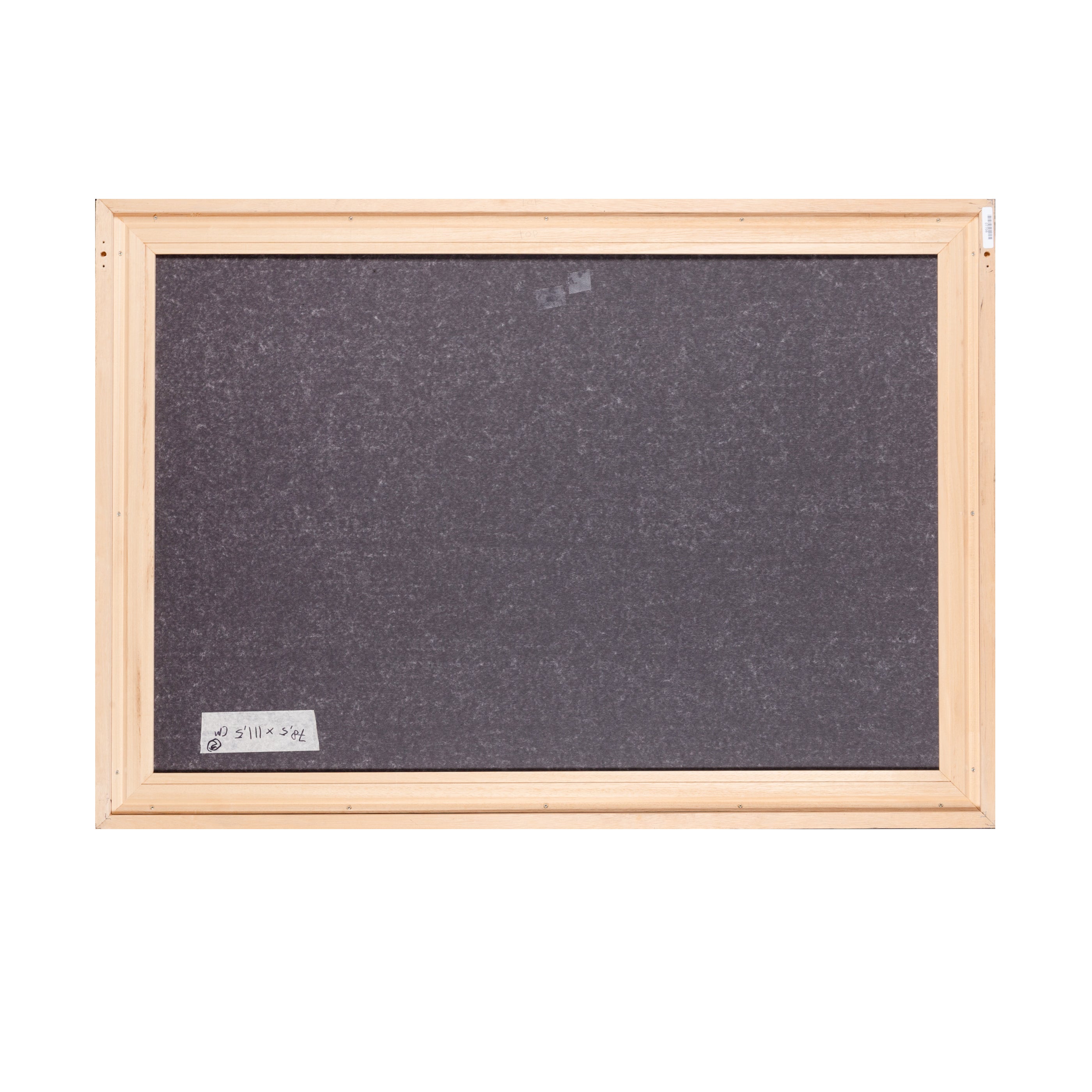 Zwarte houten lijst met museumglas, 78,5 x 111,5 cm-zoom-3