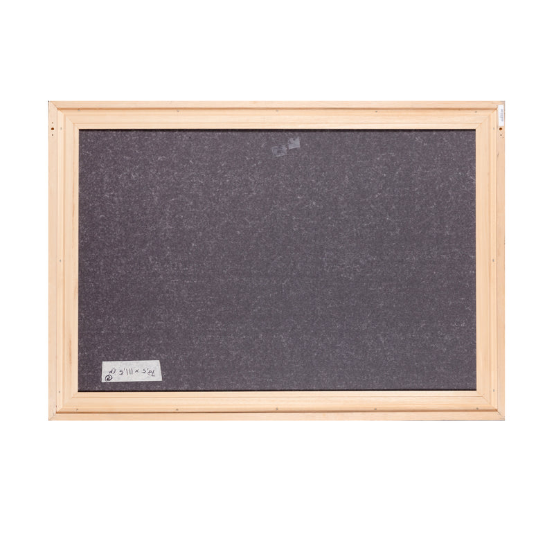 Zwarte houten lijst met museumglas, 78,5 x 111,5 cm-zoom-