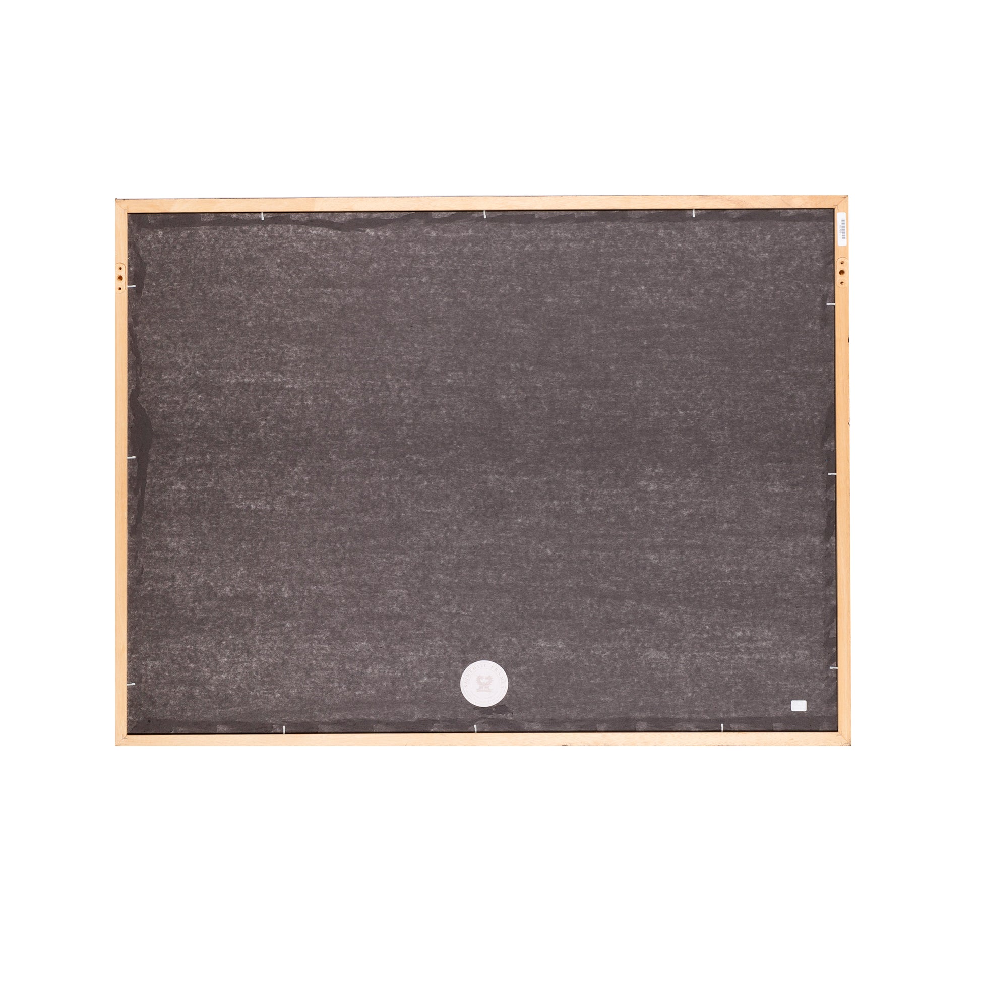 Zwarte houten lijst met museumglas, 83,5 x 109 cm-3