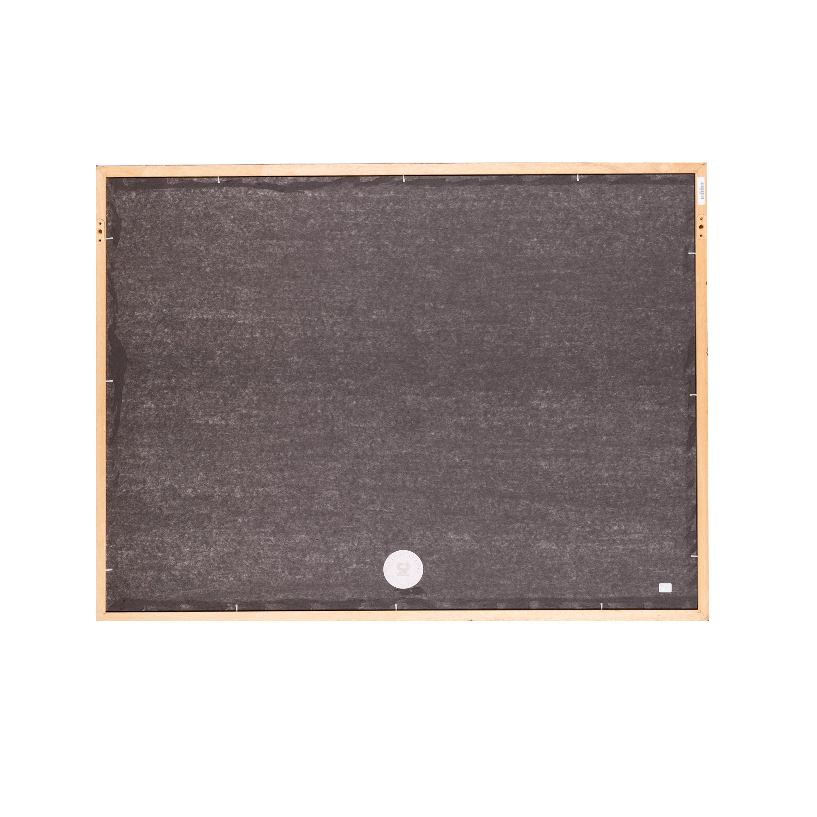 Zwarte houten lijst met museumglas, 83,5 x 109 cm-zoom-3