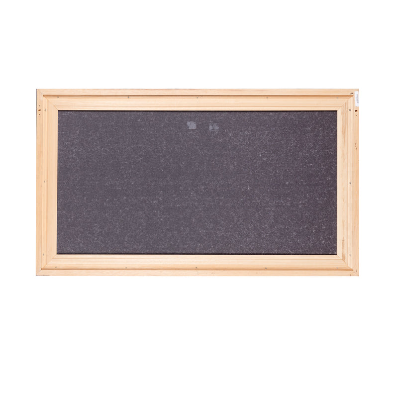 Zwarte houten lijst met museumglas, 62,5 x 108,5 cm-zoom-