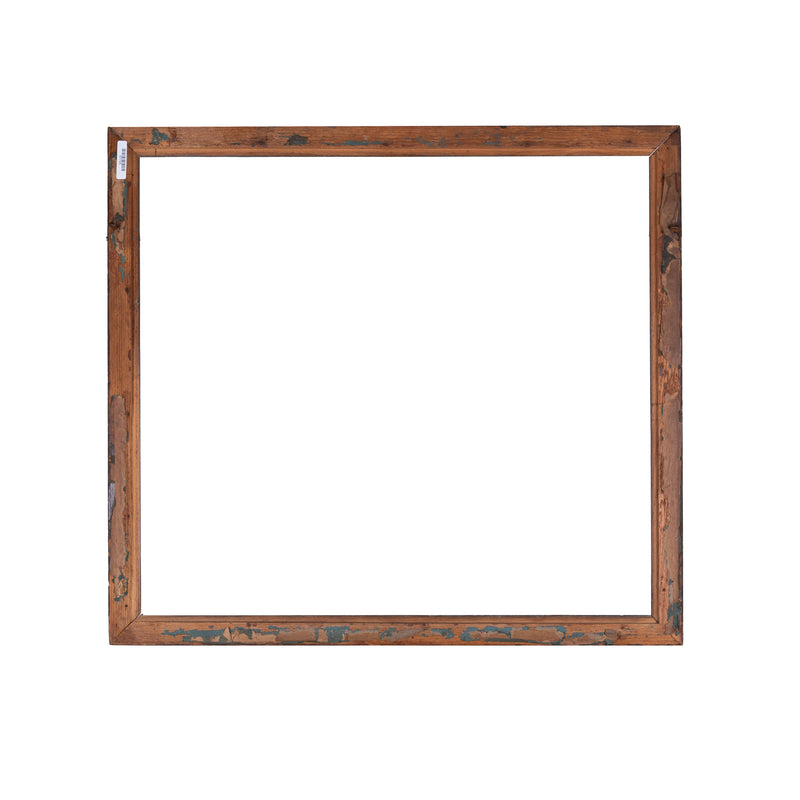 Zwarte houten lijst; ca. 69 x 76 x 3 cm; begin 20e eeuw-zoom-