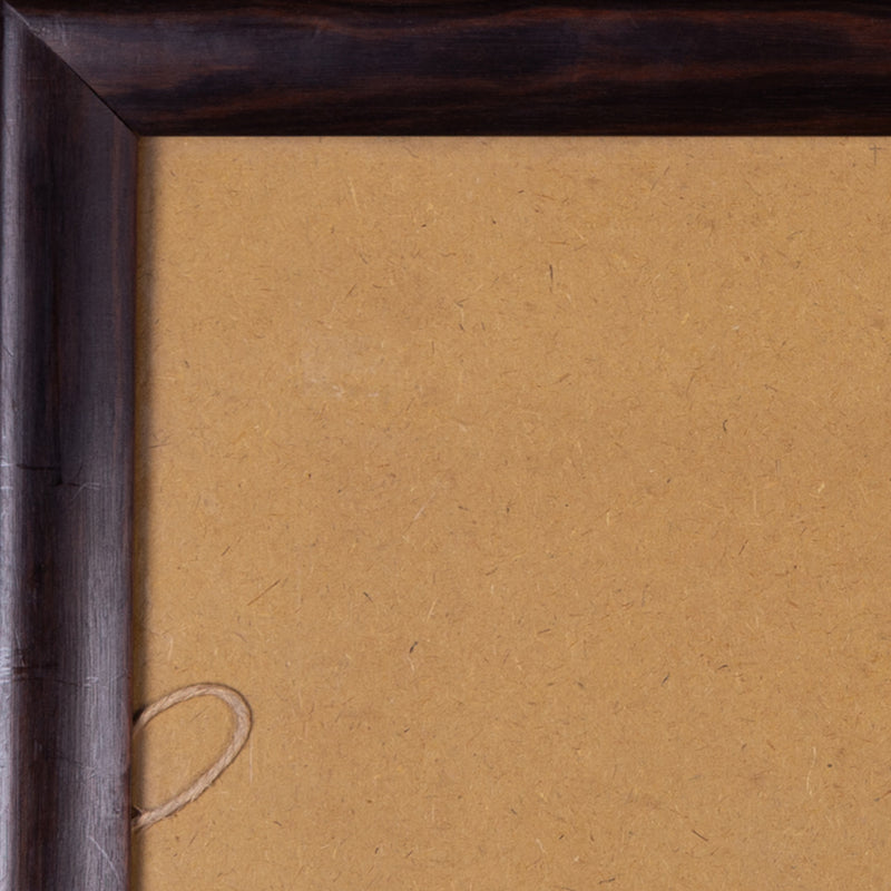 Bruine houten lijst; ca. 63,5 x 72,5 x 2,5 cm; 20e eeuw-zoom-