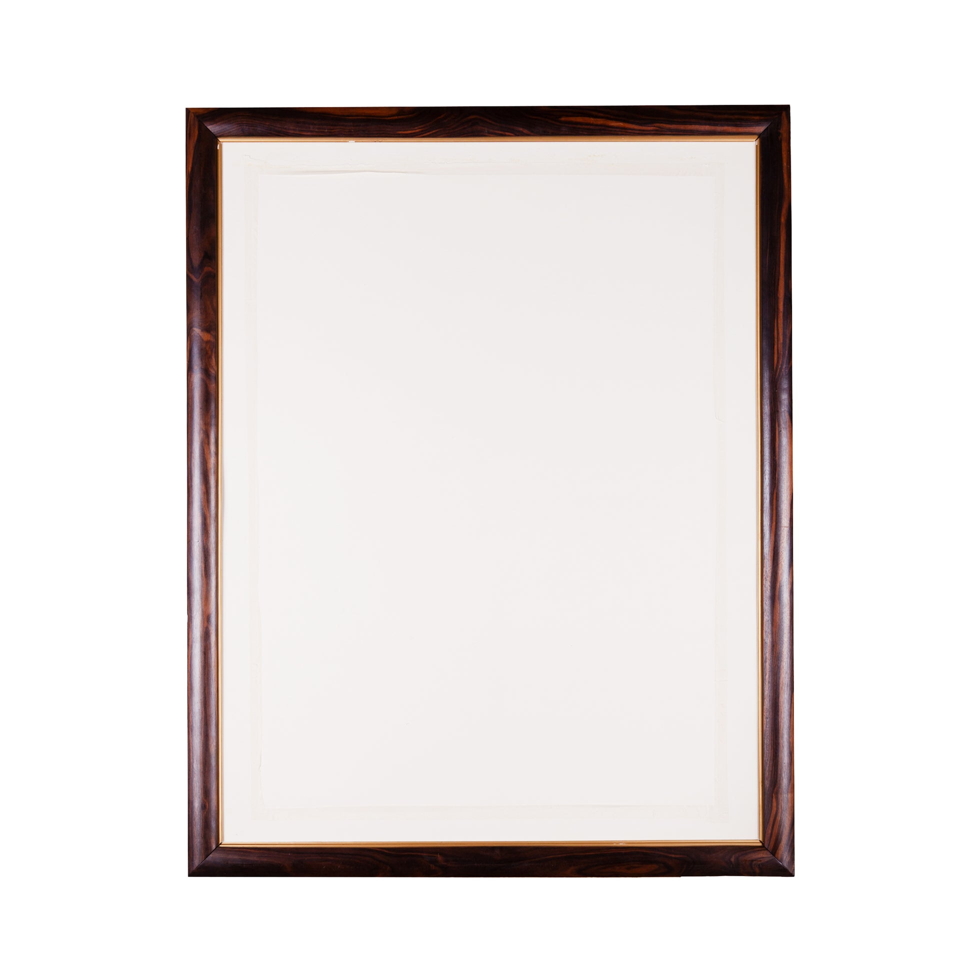 Bruine houten lijst; ca. 95,5 x 77 x 2 cm; 20e eeuw-1