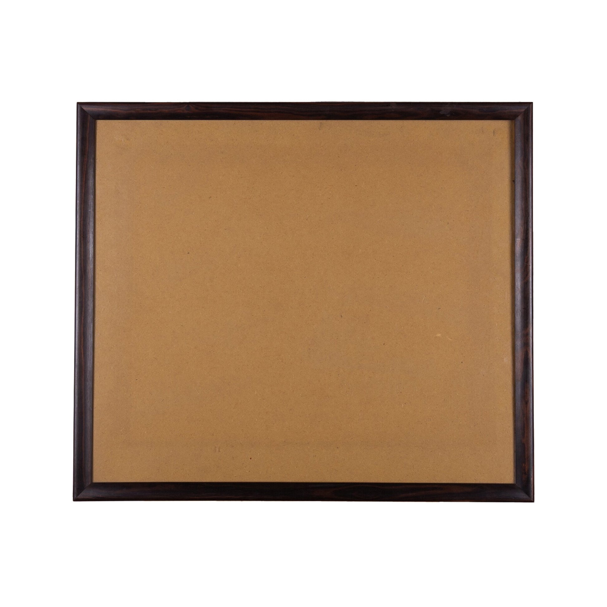 Bruine houten lijst; ca. 63,5 x 72,5 x 2,5 cm; begin 20e eeuw-1