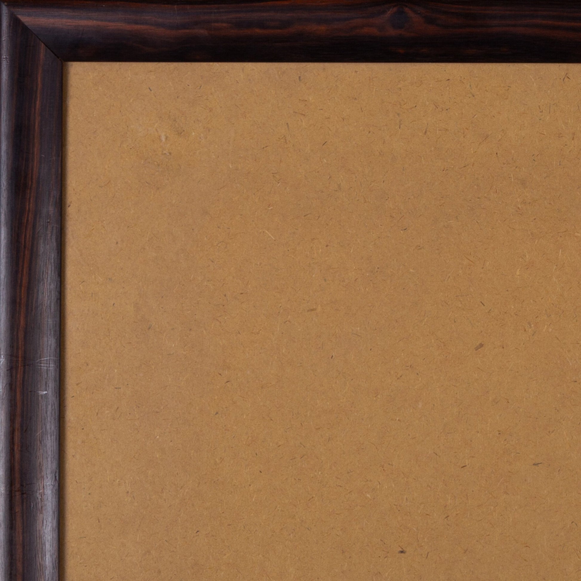 Bruine houten lijst; ca. 63,5 x 72,5 x 2,5 cm; begin 20e eeuw-2