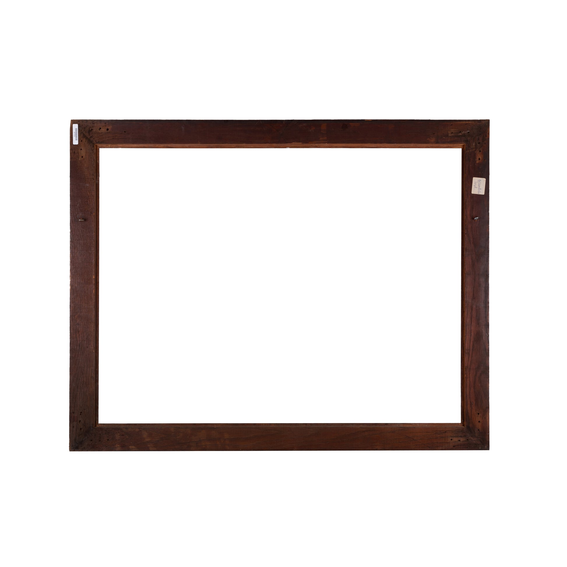 Bruine houten lijst; ca. 83 x 105,5 x 2 cm; begin 20e eeuw-5