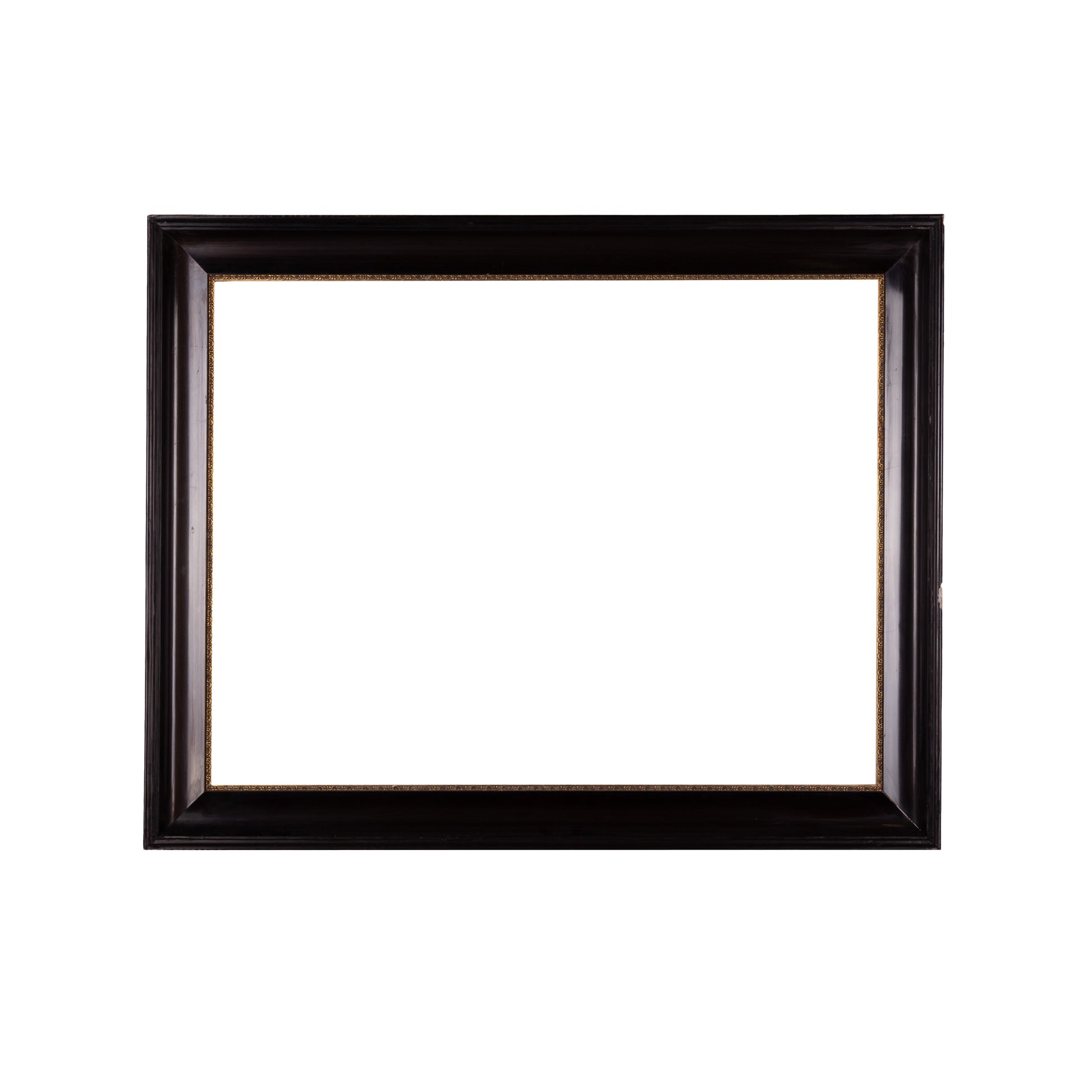 Zwartbruine houten lijst; ca. 66 x 83,5 x 4,5 cm; begin 20e eeuw-1