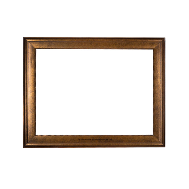 Goudkleurige houten lijst; ca. 68 x 88 x 4 cm; begin 20e eeuw-zoom-