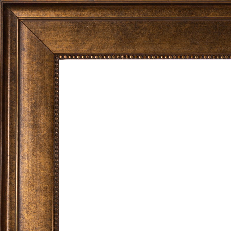 Goudkleurige houten lijst; ca. 68 x 88 x 4 cm; begin 20e eeuw-zoom-