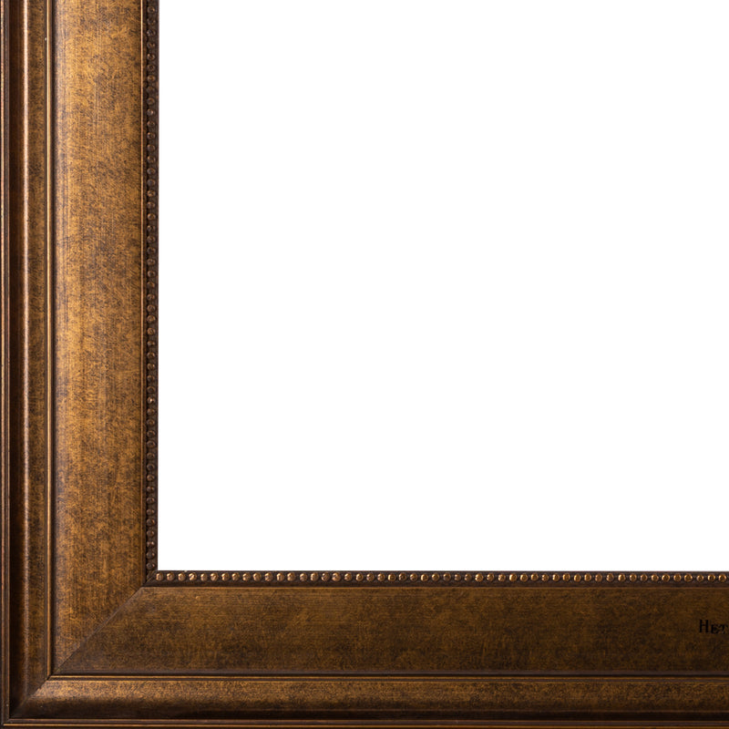 Goudkleurige houten lijst; ca. 68 x 88 x 4 cm; begin 20e eeuw-zoom-