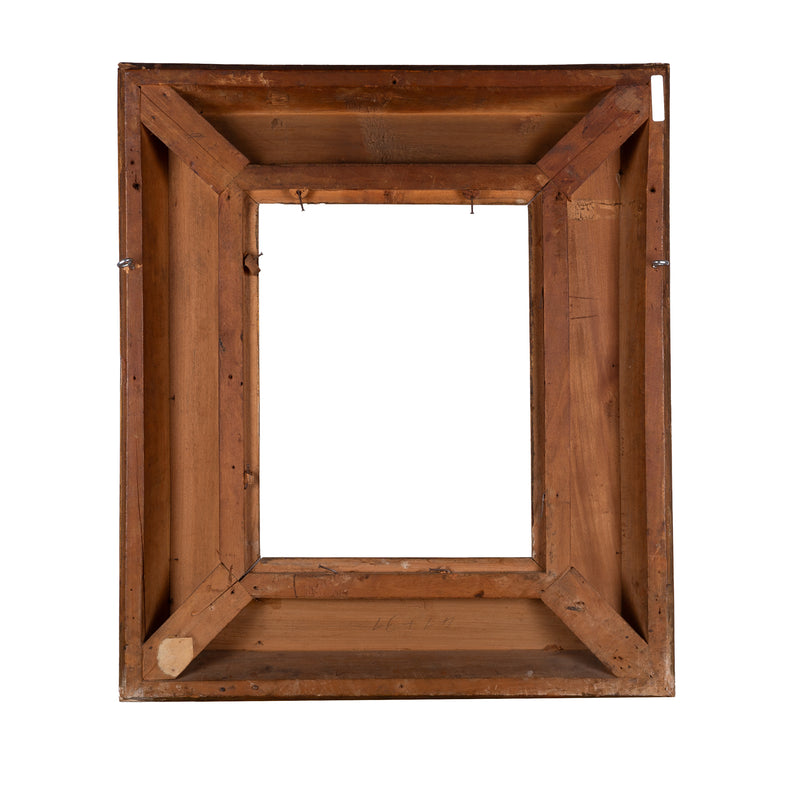 Antieke goudkleurige lijst; ca. 71 x 62 x 10 cm; eind 19e / begin 20e eeuw-zoom-