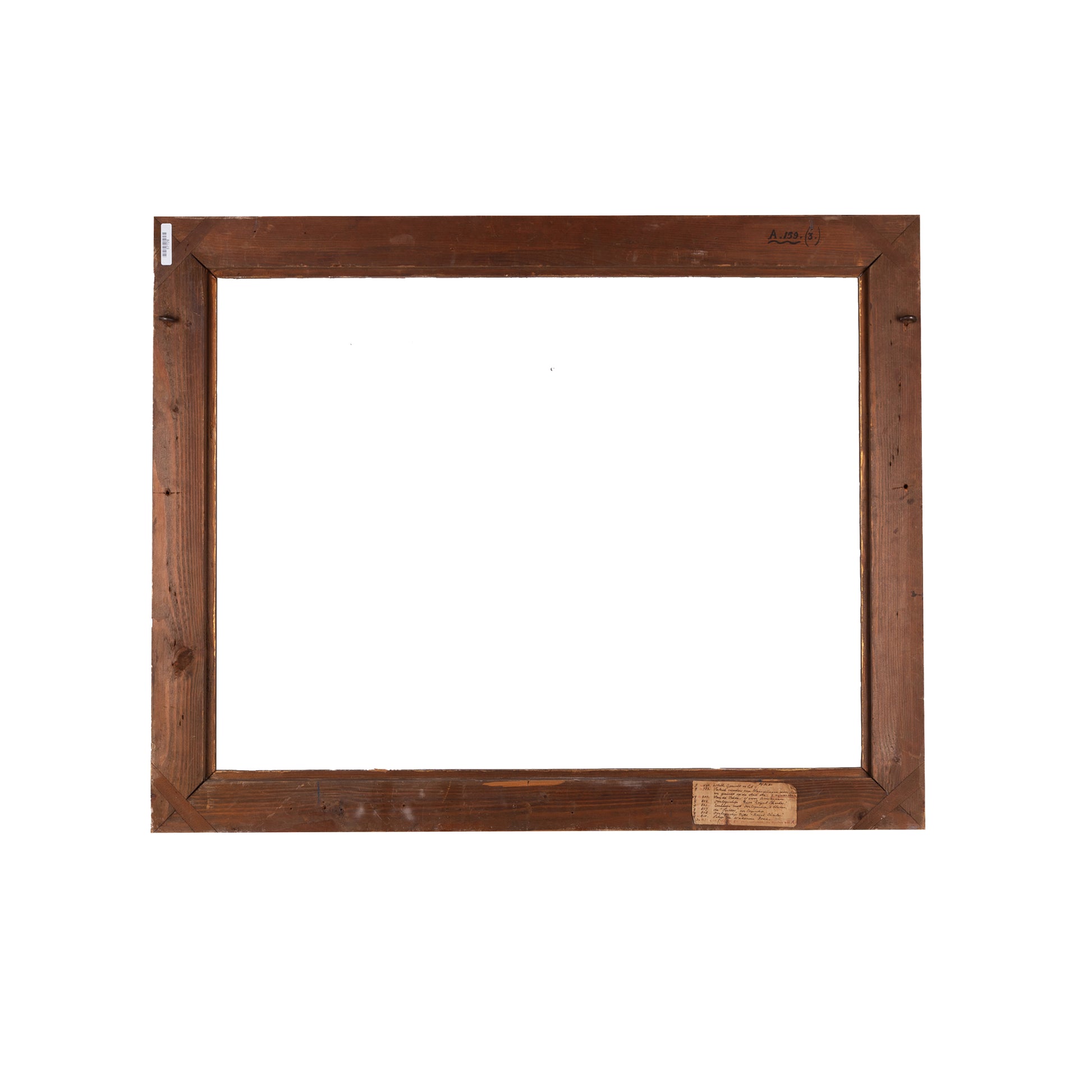 Antieke goudkleurige lijst; ca. 75,5 x 95 x 7 cm; eind 19e / begin 20e eeuw-4