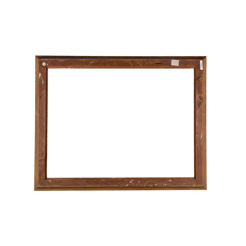 Antieke goudkleurige lijst; ca. 75,5 x 96 x 8 cm; eind 19e / begin 20e eeuw-zoom-