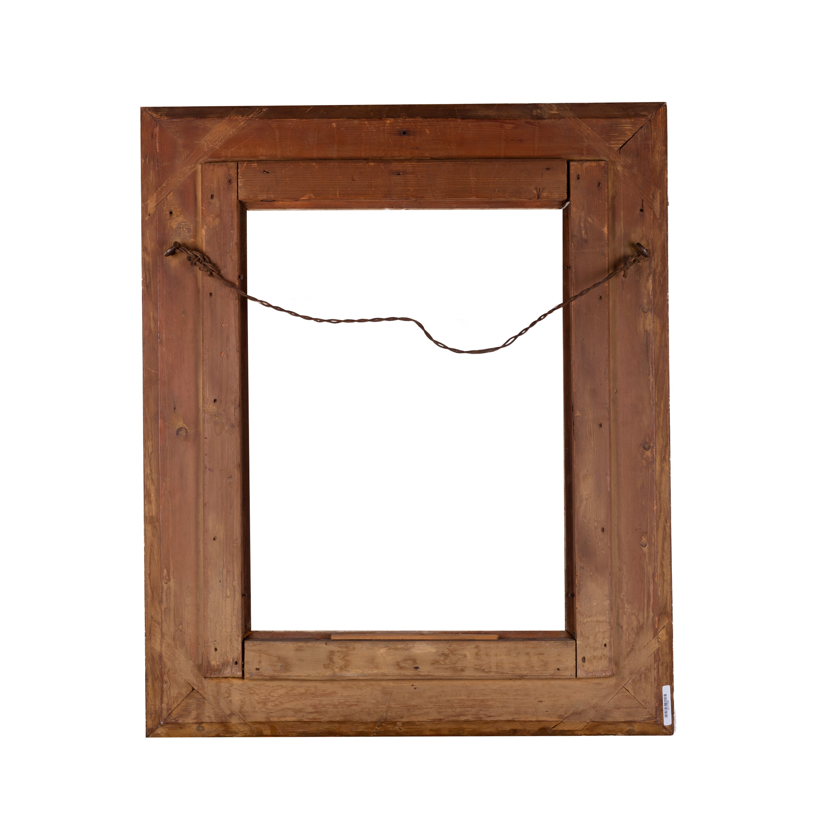 Antieke goudkleurige lijst; ca 81,5 x 68 x 9,5 cm, eind 19e / begin 20e eeuw-zoom-4